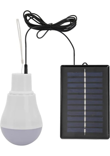 1 Parça 1-V 15W 300LM Enerji Tasarruflu Açık Güneş Lambası Şarj Edilebilir LED Ampul Taşınabilir Güneş Enerjisi Paneli Dış Aydınlatma Yeni (Yurt Dışından)