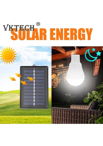 1 Parça 1-V 15W 300LM Enerji Tasarruflu Açık Güneş Lambası Şarj Edilebilir LED Ampul Taşınabilir Güneş Enerjisi Paneli Dış Aydınlatma Yeni (Yurt Dışından) fırsatları