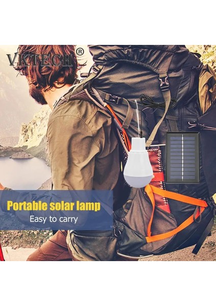 1 Parça 1-V 15W 300LM Enerji Tasarruflu Açık Güneş Lambası Şarj Edilebilir LED Ampul Taşınabilir Güneş Enerjisi Paneli Dış Aydınlatma Yeni (Yurt Dışından) indirimleri