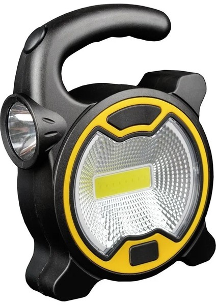 Sarı Taşınabilir Cob Çalışma Lambası LED Fener Su Geçirmez Acil Durum Spotlight Açık Yürüyüş Kamp Için Şarj Edilebilir Projektör Işık (Yurt Dışından)
