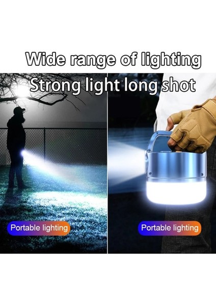 5W Güçlü Kamp Işıkları Güneş LED USB Şarj Edilebilir El Feneri Açık Uzaktan Ampul Çadır Fener Balıkçılık Acil Işık Turizm (Yurt Dışından) modelleri