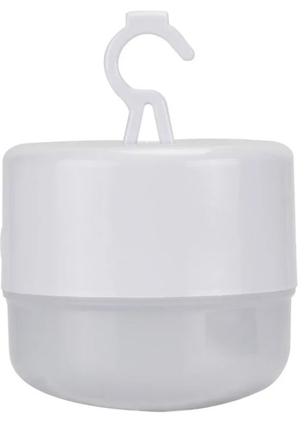 Beyaz Taşınabilir LED Kamp Işık USB Şarj Edilebilir Acil Durum Lambası Ampuller Ev Dekor Açık Asılı Çadır Lambası Barbekü Yürüyüş Kamp Fener (Yurt Dışından)