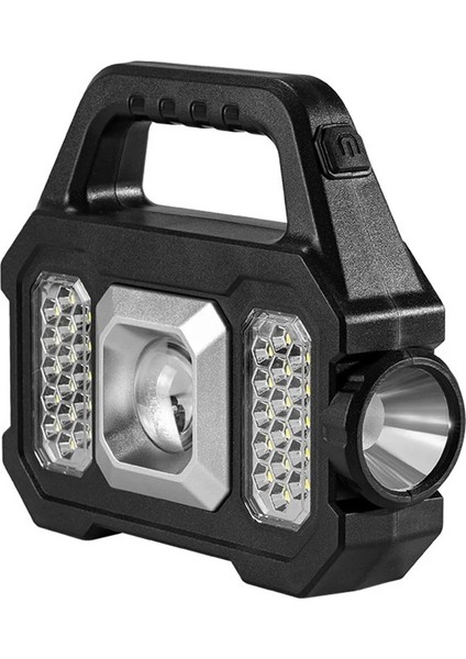 Neden Olmuş 500LM Süper Parlak Güneş LED Kamp El Feneri Cob Çalışma Lambaları USB Şarj Edilebilir El 6 Modu Güneş Enerjili Fenerler (Yurt Dışından)