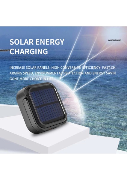 Siyah Kamp Çadır Işığı Taşınabilir Çok Fonksiyonlu LED Fener Acil Işık Tip-C Açık Yürüyüş Seyahat Için USB Şarj Edilebilir (Yurt Dışından) indirimleri