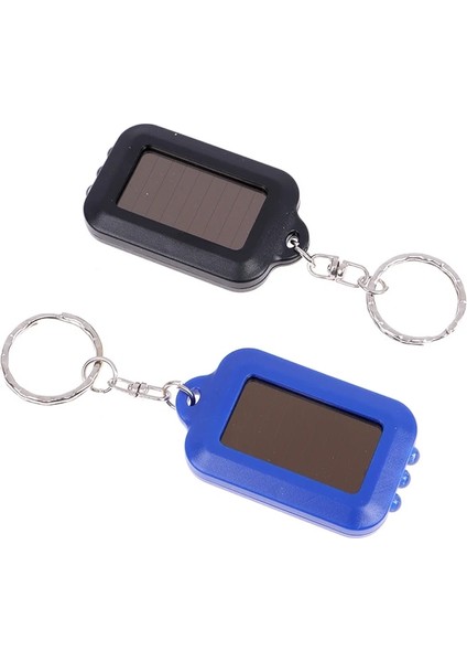 Mavi Güneş Enerjili LED El Feneri Anahtarlık Küçük Cep Işık Anahtarlık ile Taşınabilir El Feneri Dış Aydınlatma El Fenerleri (Yurt Dışından) modelleri