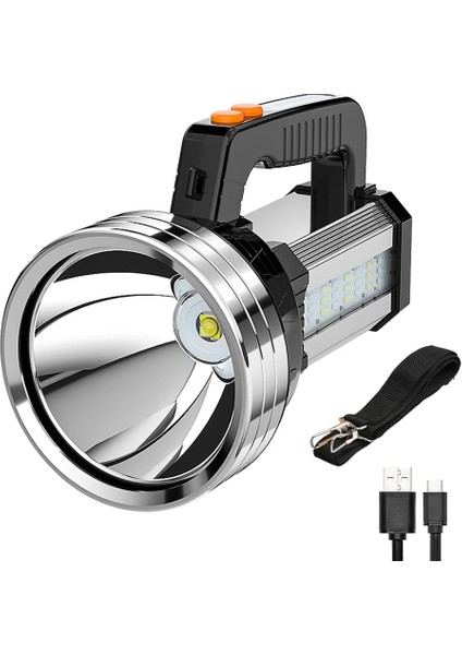 Bir Lm Yüksek Güç Far Güçlü LED Far Şarj Edilebilir Dahili Pil USB Kafa El Feneri Torch Balıkçılık Açık (Yurt Dışından)