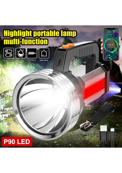 Bir Lm Yüksek Güç Far Güçlü LED Far Şarj Edilebilir Dahili Pil USB Kafa El Feneri Torch Balıkçılık Açık (Yurt Dışından) fiyatları