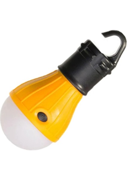 Sarı Taşınabilir Kamp Lambası Ekipmanları Açık Asılı Kamp Fener Yumuşak Işık LED Kamp Elektrik Ampulü Lamba Balıkçılık Için (Yurt Dışından)