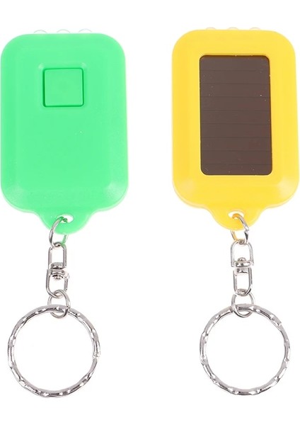 Siyah Güneş Enerjili LED El Feneri Anahtarlık Küçük Cep Işık Anahtarlık ile Taşınabilir El Feneri Dış Aydınlatma El Fenerleri (Yurt Dışından) fiyatları