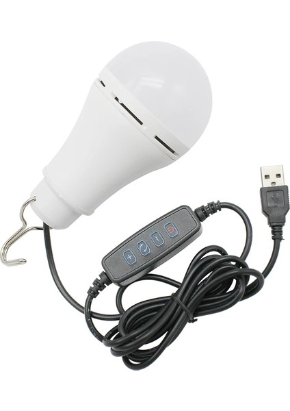 Açık Kamp 6 W USB LED Ampul Işık 3 Renk Kısılabilir Taşınabilir Fener Enerji Tasarrufu Yürüyüş Balıkçı Çadırı Acil Gece Lambası (Yurt Dışından) modelleri