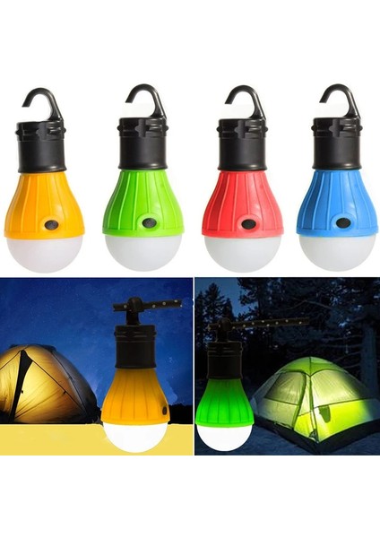 Yeşil Taşınabilir 3 LED Kamp Işık Pil Kumandalı Çadır Işıkları Su Geçirmez Acil Durum Fener Ampul Yürüyüş Balıkçılık Açık (Yurt Dışından) fiyatları