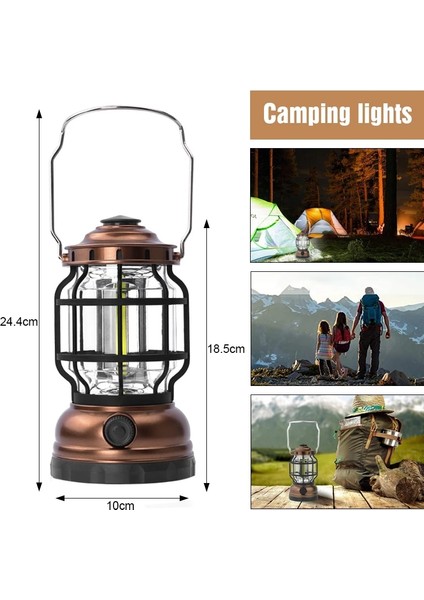 Şerit Vintage LED Kamp Lambası Asılı Su Geçirmez Akülü El Feneri Açık Acil Durumlar Yürüyüş Için Katlanabilir LED Fener (Yurt Dışından) indirimleri