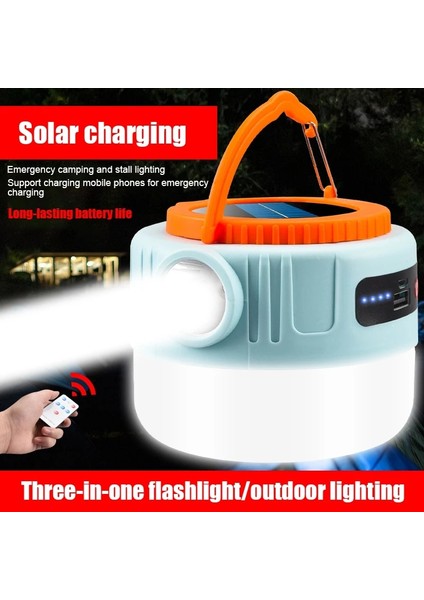 A1 LED Solar Şarjlı Işık Enerji Tasarruflu USB Şarj Edilebilir Ampul Gece Pazarı Lambası Mobil Açık Kamp Elektrik Kesintisi Acil Lam (Yurt Dışından) fiyatları