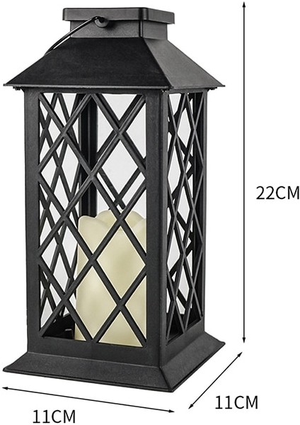 Siyah 2021 Cadılar Bayramı Işıkları Vintage LED Mum Işığı Rüzgar Geçirmez Şamdan Lamba Dış Aydınlatma Bahçe Asılı Lambalar Dekorasyon (Yurt Dışından) fırsatları