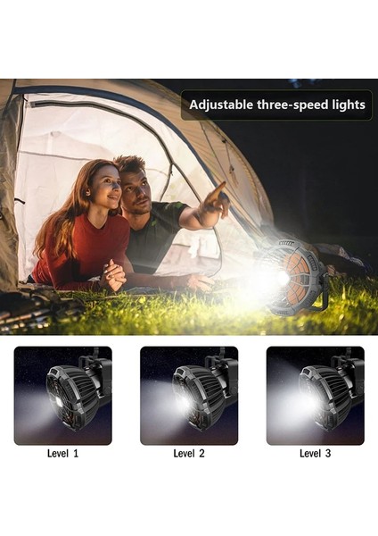 Turuncu Ah Elektrikli Kamp Fanı Şarj Edilebilir LED Işık Mini Açık Kamp Fanı Elektrikli Tavan Vantilatörü Çok Fonksiyonlu Taşınabilir (Yurt Dışından) fırsatları