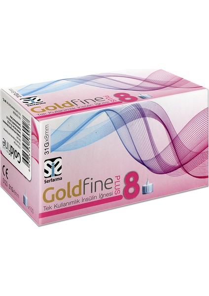 Goldfine Plus Insülin Iğnesi 31GX8MM