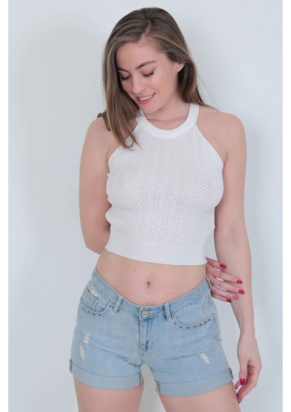 Pamuklu Triko Crop indirimleri