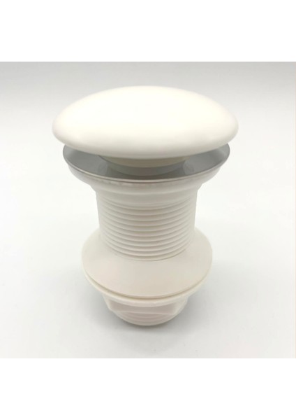 Seramik Kafalı Popup (Bas-Aç) Lavabo Sifonu