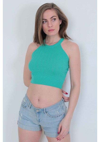 Pamuklu Triko Crop