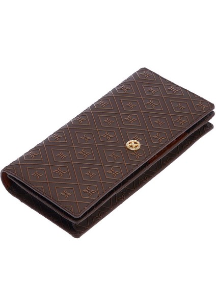 Kahve Print Kadın Cüzdan - S1CB00055817-R9C
