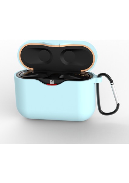 Sony WF-1000XM3-SKY Blue Için Silikon Koruyucu Kılıf (Yurt Dışından)