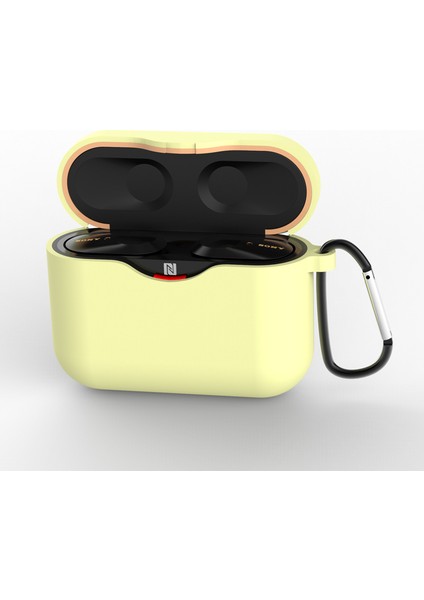 Sony WF-1000XM3-SARI Için Silikon Koruyucu Kılıf (Yurt Dışından)