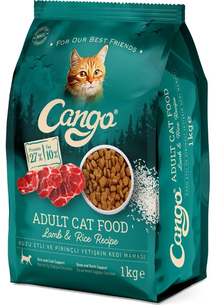 Yetişkin Kedi Maması Kuzu Etli 1KG