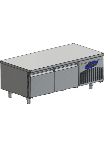 Karacasan 135 Lt 120 cm İki Kapılı 700'Lük Cihaz Altı Buzdolabı + Derin Dondurucu