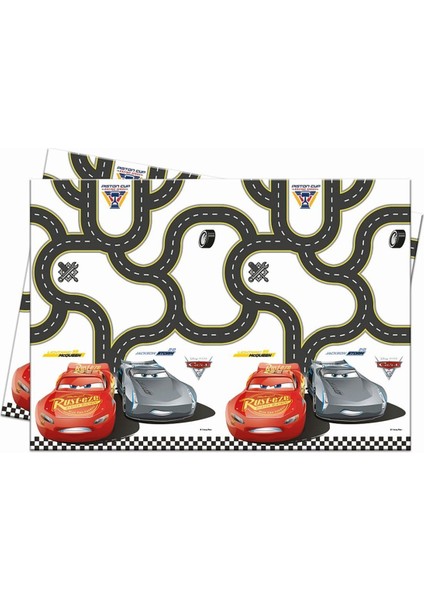 LDC8002 Balonevi, Cars 3 Masa Örtüsü 120X180 cm