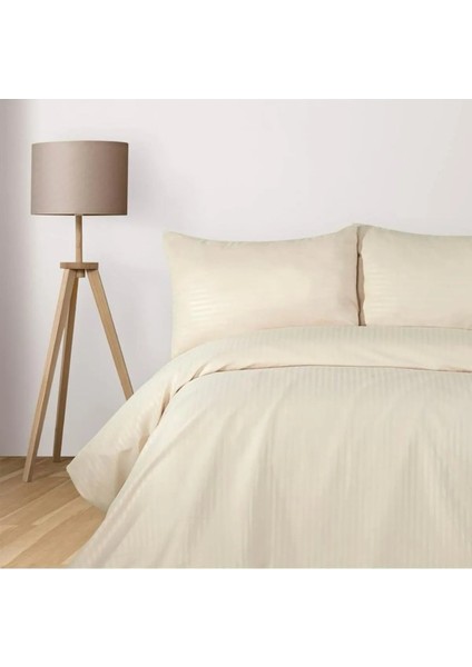 Krem Pamuk Saten Nevresim Takımı Çift Kişilik fiyatları