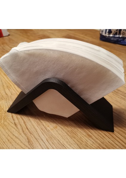 Filtre Kahve Kağıdı Tutucu Stand Siyah