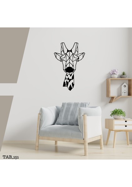 Geometrik Zürafa Tablo