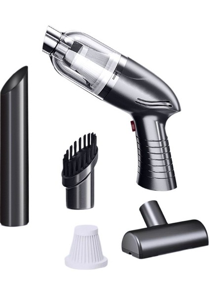 Araba Elektrikli Süpürge Kablosuz Şarj Ev Araba Islak ve Kuru Çift Kullanımlı Yüksek Emiş Gücü Taşınabilir Elektrikli El Süpürgesi (Yurt Dışından)