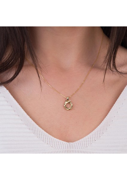 14 Ayar Altın Ö Harfi Kolye Ucu 0.74 gr fiyatları