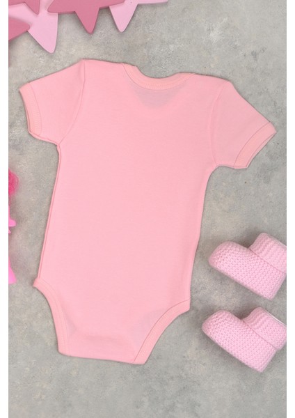 Kısa Kollu Beni Öpme Baskılı Omuz Çıt Çıt Zıbın fiyatları