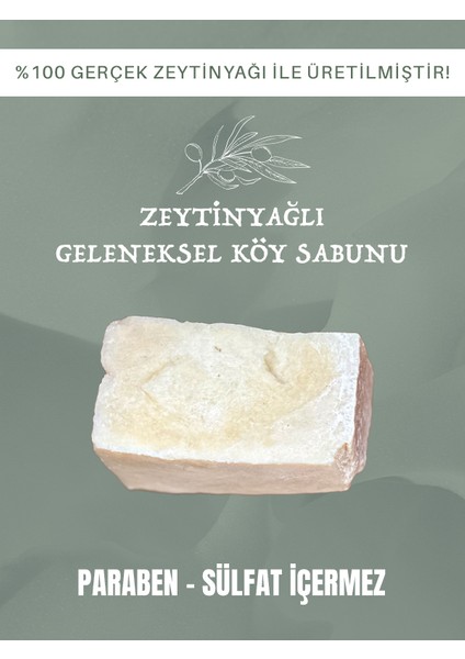 Zeytinyağlı Geleneksel Köy Sabunu 200GR