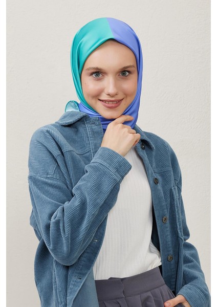 Iki Renkli Eşarp Su Yeşili&eflatun fiyatları
