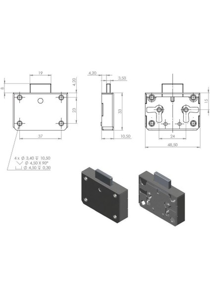 Kapazlama Sandık Kiliti Cerman Yale 15 Mm. Nikel fırsatları