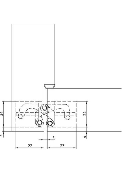 Gömme Gizli Ayarlı Kapı Menteşesi Eko 110 X 24 Mm. 40 Kğ modelleri