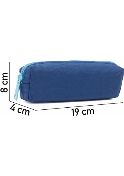 Unisex Kalemlik Klinkır Su Geçirmez Krinkıl Kumaşlı Tek Gözlü Cepli Kalem Kutusu