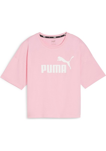 Essentials Kadın Pembe Günlük Stil T-Shirt 58686628