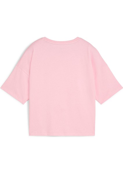 Essentials Kadın Pembe Günlük Stil T-Shirt 58686628