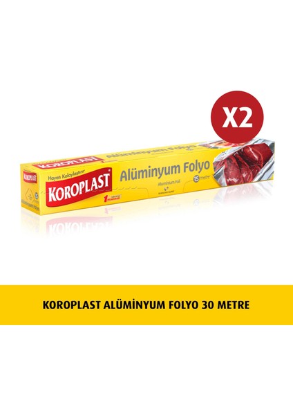Alüminyum Folyo 15 Metre x 2 Adet