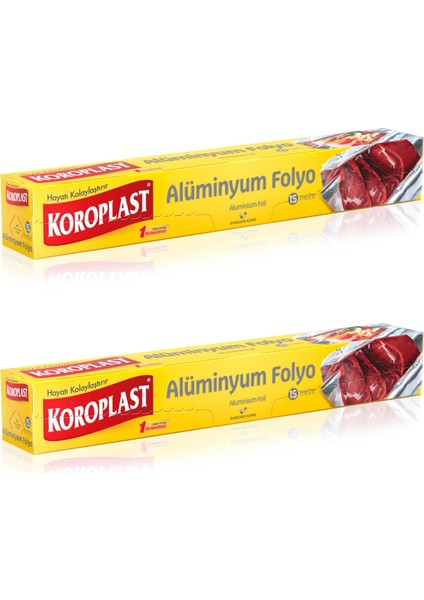 Alüminyum Folyo 15 Metre x 2 Adet