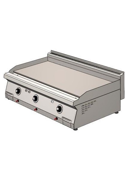 Karacasan 120 cm 700 Seri Set Üstü Doğalgazlı Düz Pleyt Izgara(120x70x85Cm)