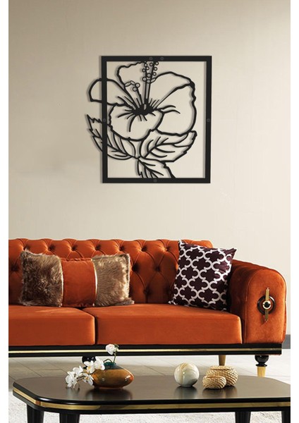 Metal Çiçek Tablo Ebegümeci (Malva sylvestris) 34,15x35 cm fiyatları