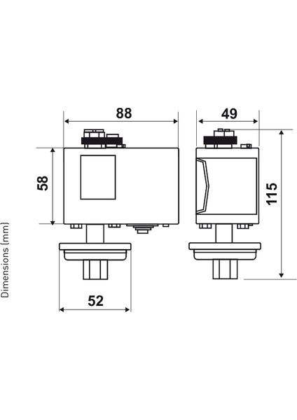 B12An Vacumostat 0,82 - 0Bar