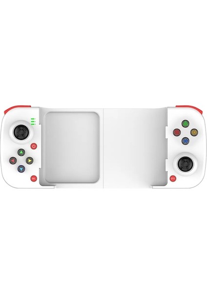 Beyaz Gerilebilir Gamepad Joystick Ergonomik Gamepad Denetleyicisi 400 Mah Pil Bluetooth Uyumlu 5.0 Ios Android Cep Telefonu Için (Yurt Dışından)