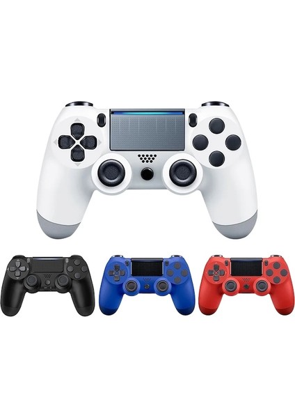 Kırmızı-Ps4 Gamepad Joystick Denetleyicisi Sony Playstation 4 Pro Slim Pc Ios Android Controle Bluetooth Kablosuz Joypad Çift Titreşim (Yurt Dışından)