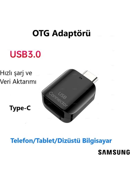 Type-C To Usba 3.0 Otg Dönüştürücü Ithalatçı Garantili